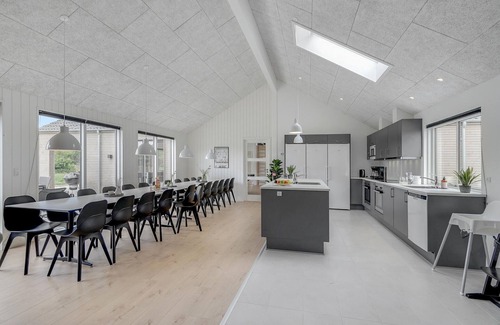 Houstrup House | Nice home in Nørre Nebel with sauna
