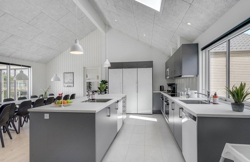 Houstrup House | Nice home in Nørre Nebel with sauna