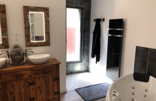Plerin House | Night with sauna and private heated pool for 2