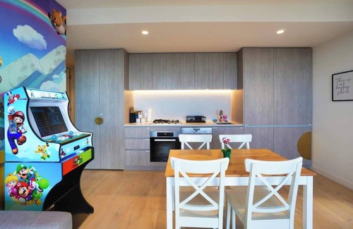 Adelaide Central Business District Apartment | Nintendo Theme-Adelaide CBD-King Bed-Gym