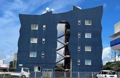 Urasoe Apartment | Nonsmoking 1K twin room equipped with a washing machine and dryer/Urasoe Okinawa