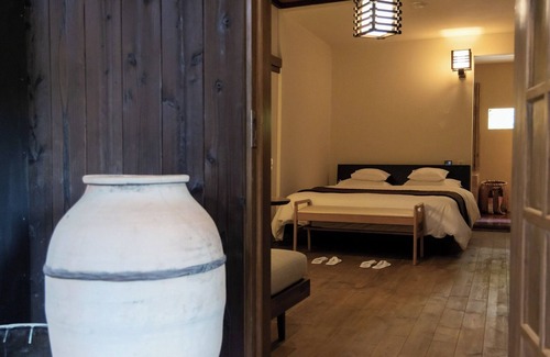 Narai-juku Hotel | Nonsmoking 1st floor Garden Room double Dinner and breakfast included/Shiojiri Nagano