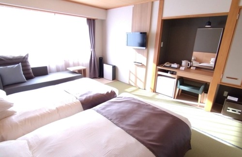 Rishirifuji-cho Hotel | Nonsmoking Japanesestyle twin room breakfast an/Rishirigun Hokkaidō