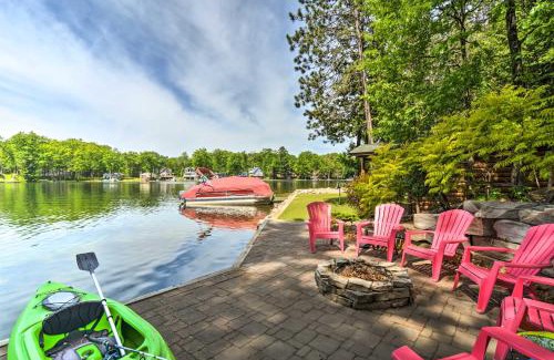 Lake George House | Northern Michigan Lake House with Boat Dock and Kayaks