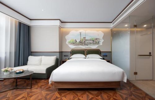 Tianjin City Center Hotel | Nost algia S Hotel Tianjin Ancient Culture Street & The Five Avenues 时光漫步S酒店 天津火车站津湾广场店 Free fresh ground coffee,Free laundry service