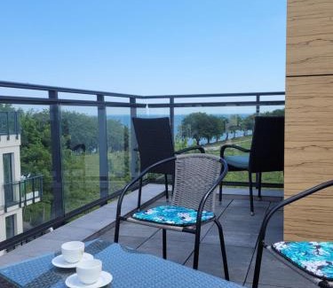 Puck Apartment | Nowoczesny, rodzinny apartament z widokiem na morze