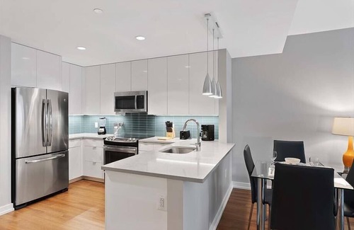 Central Village Apartment | nr Boston 1BR Getaway in Brookline Village | Covered Parking & Equipped Gym