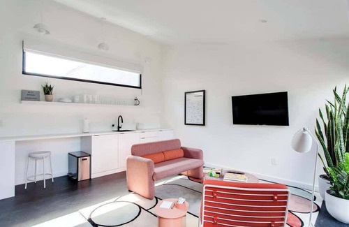 East Market District Apartment | NuLu Arts District Designer Curated Studio