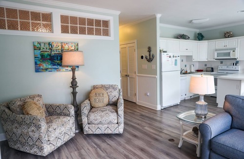Indian Beach Condo | Ocean Club J101, Almost Oceanfront Condo in Indian Beach, NC!