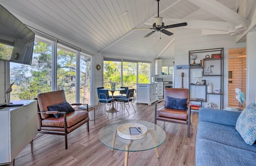 Sea Pines House | Ocean-View Treetop Escape w/Fire Pit!