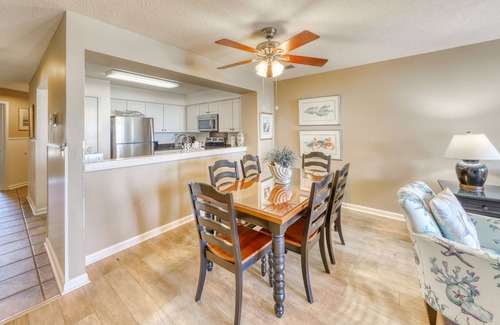 Isle of Palms Villa | Ocean-view villa at beachfront complex with pool - walk to golf, dining, & more