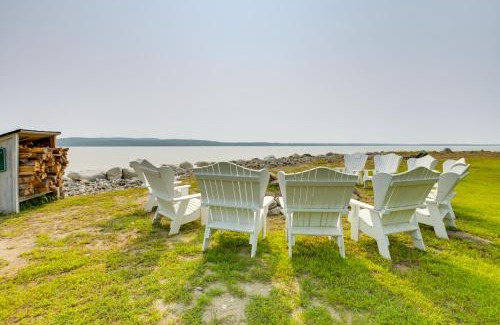 Stockton Springs House | Oceanfront Mid-Coast Maine Home with Private Beach!