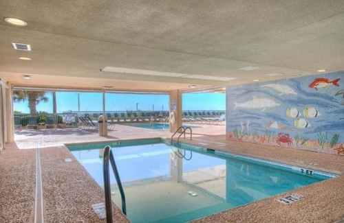 Ocean Drive Condo | Oceanfront Sleeps 8 Ashworth Resort 3 bed 3 bath Free Parking Pools Lazy River
