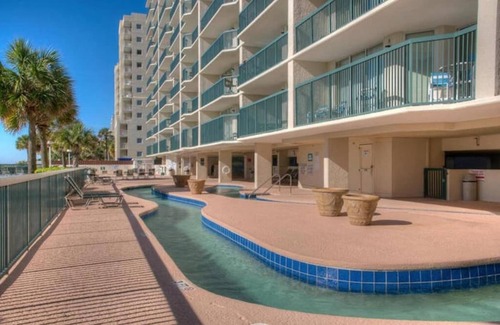 Ocean Drive Condo | Oceanfront Sleeps 8 Ashworth Resort 3 bed 3 bath Free Parking Pools Lazy River