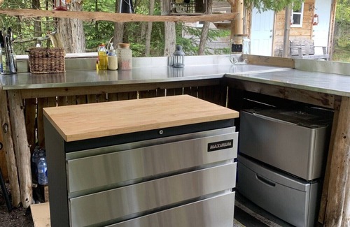 Manitoulin District Cabin | Off Grid Experience on the most unique alvar rock beach on Manitoulin Island.