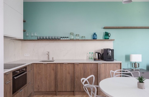 Powazki Apartment | Okopowa Blue Apartment