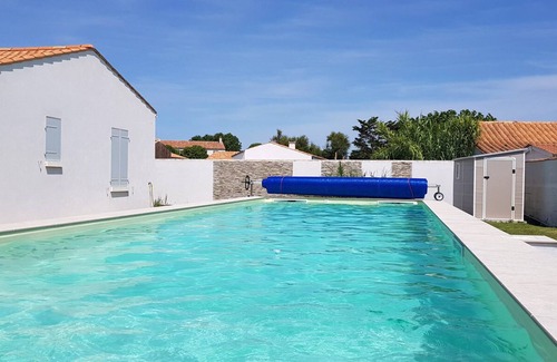 Saint-Denis-d'Oleron House | Oleron new house 120m² 3 bedrooms with large pool - plage des Huttes