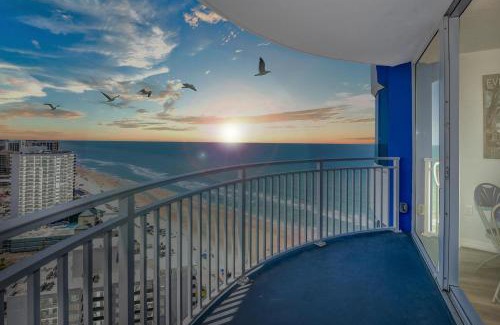 Daytona Beach Shores Apartment | On the Beach-2/Br 2/Bath, 26th floor! Spectacular views of Ocean & River