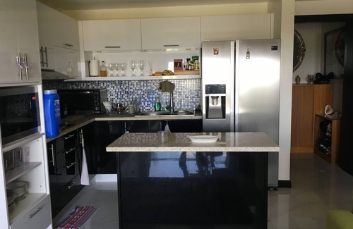 Malabanias Condo | one bedroom, 82 sq. mts., furnished nicely, W/D, freezer w/icemaker,King bed