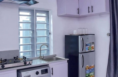 Ojokoro Apartment | One bedroom fully furnished service apartment Jemi Alade Estate Isheri-idimu