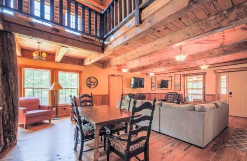 Mars Hill Cabin | One of a Kind Mountain Cabin w/ Waterfall