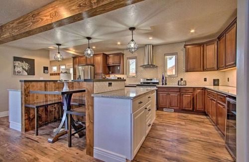 Great Falls House | Opulent Great Falls 5-Bedroom Luxe Retreat with Hot Tub and Exquisite Finishes