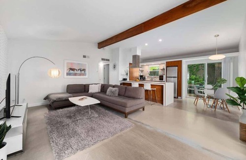 South River City House | Orange Crush | SoCo Mid-Century Pet Retreat