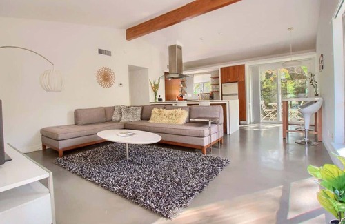 South River City House | Orange Crush | SoCo Mid-Century Pet Retreat