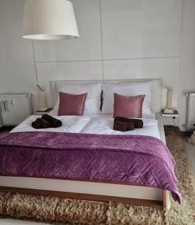 Albertfalva Apartment | OrangeHomes One bedroom apartment with fireplace