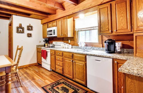 Tunnelton Cabin | Orleans Retreat w/Private Hot Tub & Fireplace!