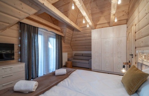 Szaflary House | Osada Guty - Luxury Log Cabin with Stone