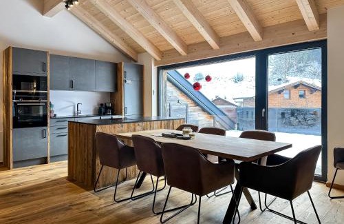Hollersbach im Pinzgau Apartment | Our's Living Penthouse - private Sauna - near Kitzbüheler Alpen ski lift