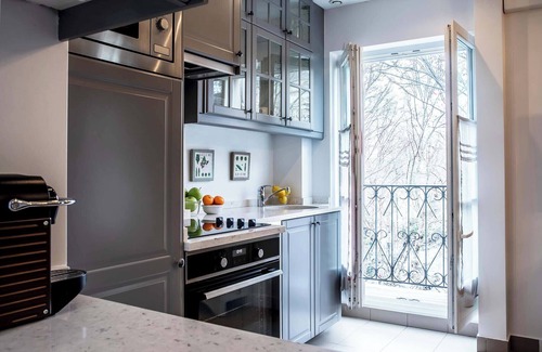 Quartier du Gros-Caillou Apartment | Outrageously Romantic, with Spectacular Eiffel View from the Balcony