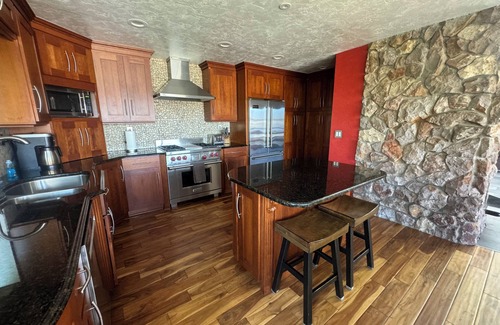 Winchester Bay House | Overlook the Winchester Bay Harbor from the spacious 3rd Level!