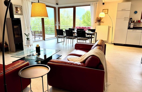 Unterterzen Apartment | Panorama Lakefront Penthouse - 3,5 rooms apartment at Walensee and Churfirsten