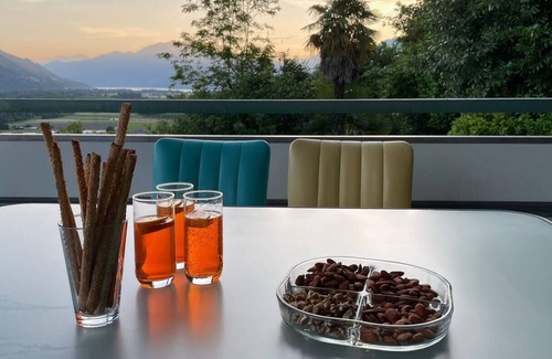Gudo House | Panoramic View Bungalow w/Terrace & AC Between Locarno & Bellinzona