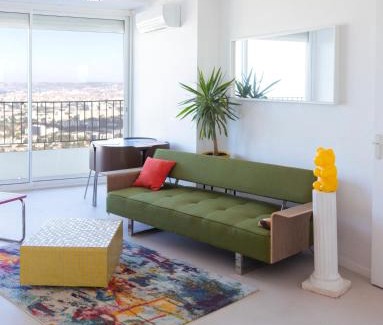 La Panouse Apartment | Panoramic view of Marseille for two