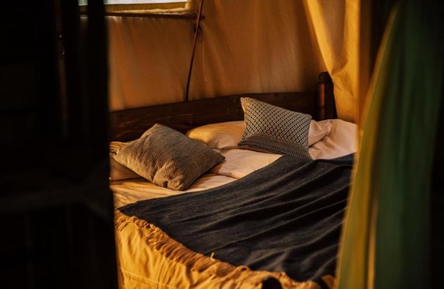 Llangower Other | Pant Y March Canvas Hideaway external shower
