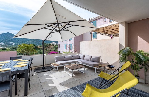 L'Ile-Rousse Apartment | Paoli - Appt moderne avec grande terrasse