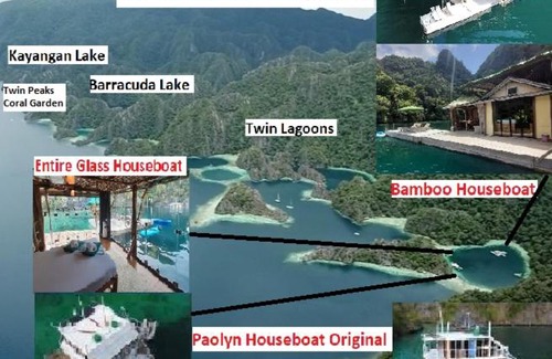 Coron Boat Rental | Paolyn Houseboats Coron Island
