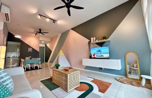 Taman Bukit Mewah Apartment | Paradigm Mall Residence Jb city by Ucome Homestay