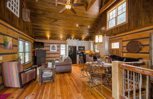 Waynesville Cabin | Paradise at the Rivers Edge! A Private Waterfront Log Cabin,snow ski/fish nearby