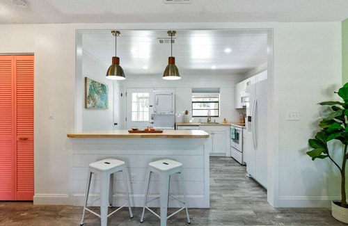 Coquina Gables Apartment | Paradise Palms - Tropic Suite - Heated Pool!