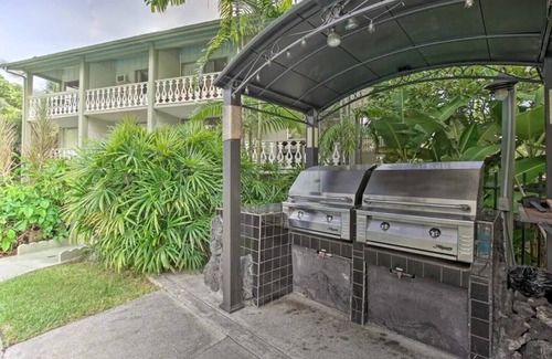 Historic Kailua Village Condo | Paradise Private Unit, Ocean View, Queen Bed, Downtown Kona