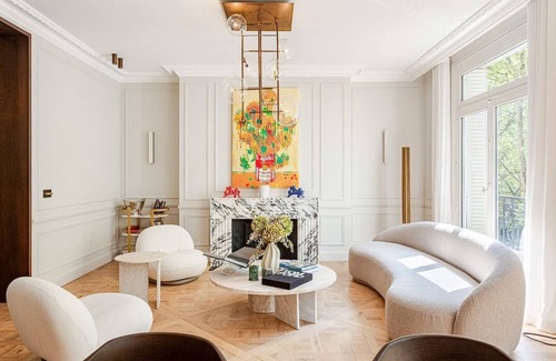 Champs-Elysees Apartment | Parisian Chic: 2BR Luxury Apartment w/Iconic Eiffel Views