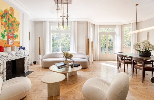 Champs-Elysees Apartment | Parisian Chic: 2BR Luxury Apartment w/Iconic Eiffel Views