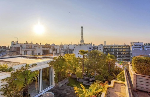 16th Arrondissement Villa | Parisian Luxury Penthouse With Eiffel Tower View