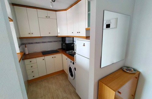 Torrevieja Apartment | Park Beach. The apartment is on the corner and has sea views.