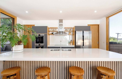 Jan Juc House | Parkview Family Retreat with Indoor Fireplace and Pool