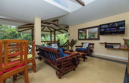 Portalon House | Partial Ocean View, Private Pool Villa Surrounded by Rain Forest and Waterfalls